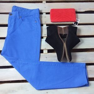 J. Crew Jeans Toothpick Ankle Length Medium Blue